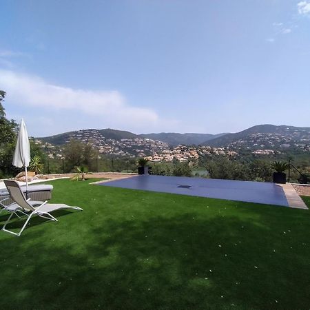 Superbe Bas De Villa 80 M2 Piscine Privee Reservee Aux Vacanciers Avec Vue Magnifique 6 Couchages Ла-Лонд-ле-Мор Екстер'єр фото